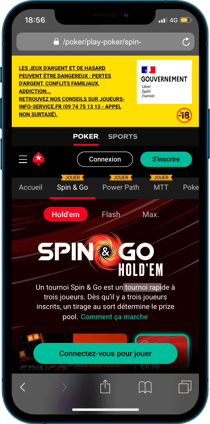 Spin & Go sur Pokerstars
